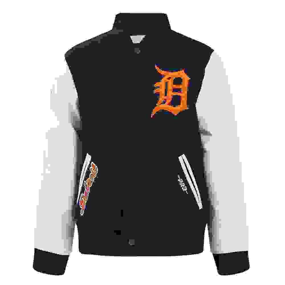 Pro Standard MLB Detroit Tigers Classic Big Boys' Navy Wool Varsity Jacket
